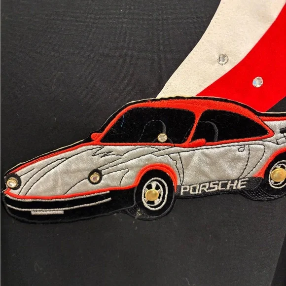 Accente’ Porsche Design Metallic Quilt‎ Sapphires and studs 1980 vintage - Picture 2 of 7